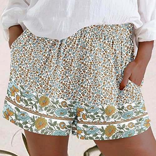 Calça preta yuhaotin para mulheres shorts casuais para feminino de verão cintura elástica shorts confortáveis ​​com shorts de praia