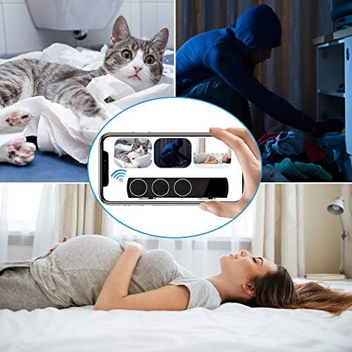 Câmera escondida Spy Camera Bluetooth alto -falante com visão noturna mais forte, câmera de babá de babá 4k sem fio