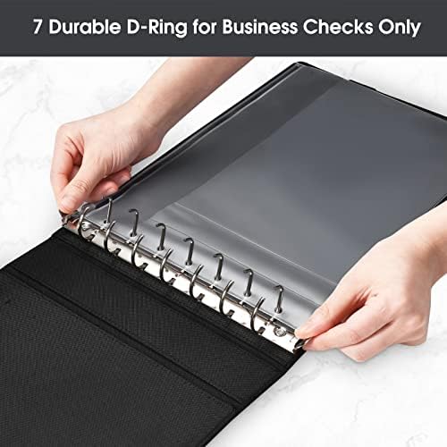 7 Ring Executive Business Check Binder 600 Cheques Capcial