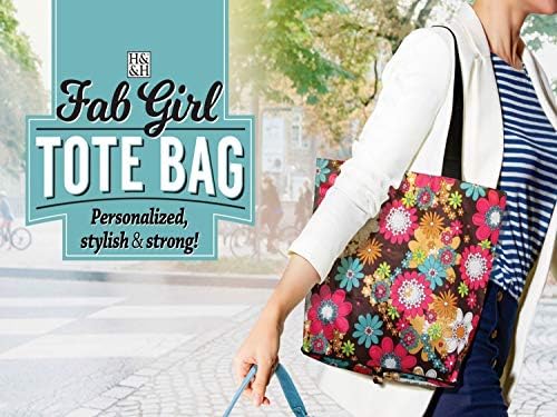 Fab Girl Doble Tote Bags - Tote de ombro ecologicamente correto - bolsa reutilizável ou bolsa para mamãe - bolsa