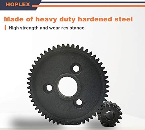 HOPLEX METAL STEEL 54T 0.8 32 EMPRESSÃO DE ENGRENAGEM DE SPUR de pitch 3956 com conjuntos de engrenagens de pinhões 15T/17T/19T