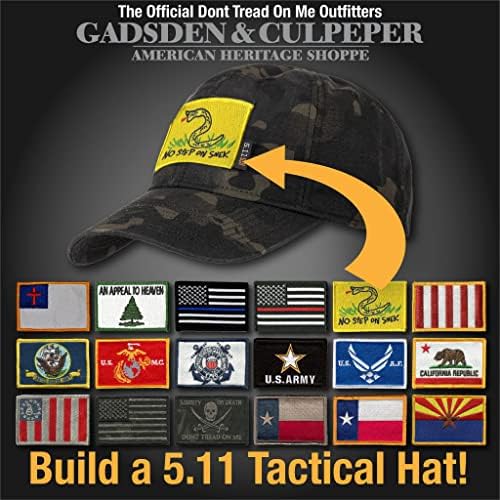 Gadsden e Culpeper 5.11 bandeira de tampa do portador Multicam-Black