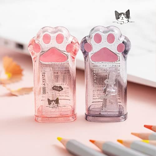 Endan Cat Paw Pencil Sharpner Lápis Manual Sharpador Papoles