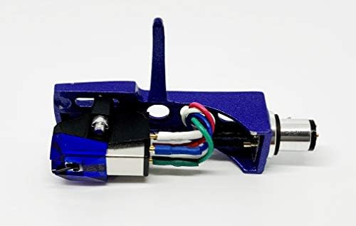 Blue Headshell AT-XP3 CARTRIGED E ALEXA DE STYLUS PARA TÉCNICAS SL D1, SL D1K, SL D2, SL D202, SL D205, SL D2K, SL D3, SL D303