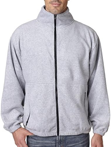 Ultraclubs Men's Iceberg Fleece Full-Zip Jacket