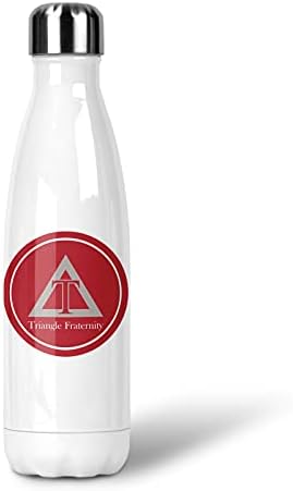Triângulo Fraternidade Fraternidade Aço inoxidável garrafa de água 17 oz