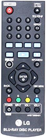 Novo AKB73896401 Substitua o ajuste remoto para LG Blu Ray Ray DVD Player BP135 BP145 BP155 BP175 BP255 BP300 BP335W BP340