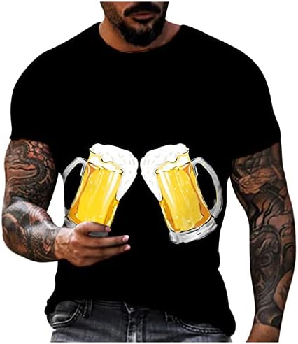 T-shirt unissex para homens e mulheres gráficos engraçados 3D Imprimir camisetas de verão Crewneck de manga curta camisetas para adultos