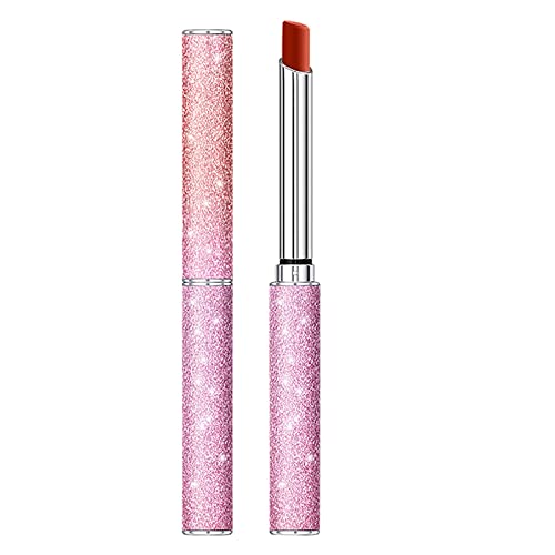 WGUST Aloe Batom que muda de lipstick de tubo fino de estrela de cor copo não bastão não cair de cor de cor de veludo