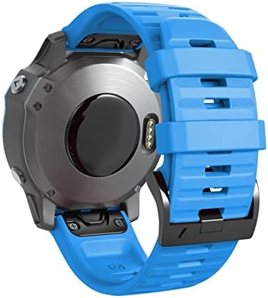 Twrqa 26 22mm Wick Fit Watch Band para Garmin Fenix ​​7 7x 6x 6Pro assistir Silicone Easy Fit Wrist Strap for fenix 5x 5 3