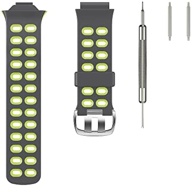 Tiras de substituição da banda de vigilância de silicone de Buday para Garmin Forerunner 310xt 310 XT Smart Watch Band Wrist Sport