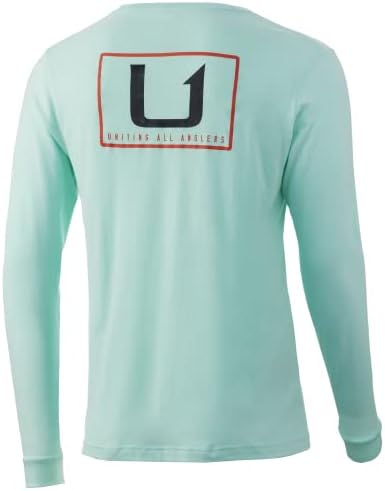 Tee de bolso masculino de Huk | Camiseta de pesca de mangas compridas