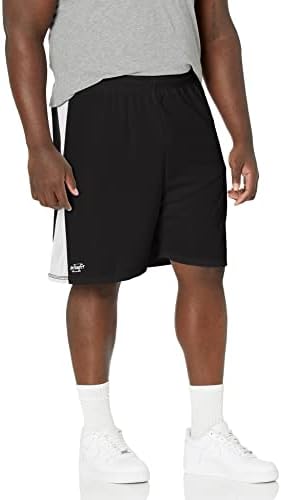 Intensidade Diamante Flatback Mesh Shorts de basquete, preto/branco, pequeno