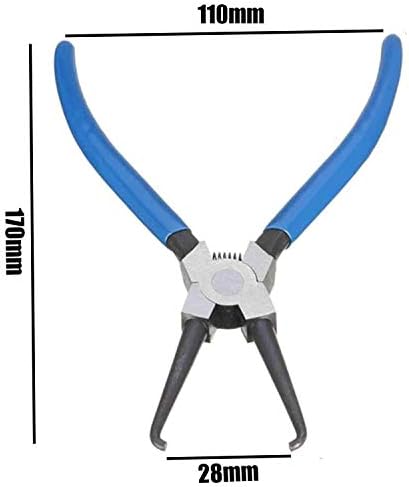 Linha de combustível Plier Car Linha de combustível Remoção de punhal Picador para a gasolina Liberação da mangueira de tubo de clipe Desconectar azul