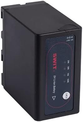 SWIT S-8972 L Série DV DV Bateria de câmera da câmera de íons de lítio de 47wh / 6.6ah com indicador de energia LED de