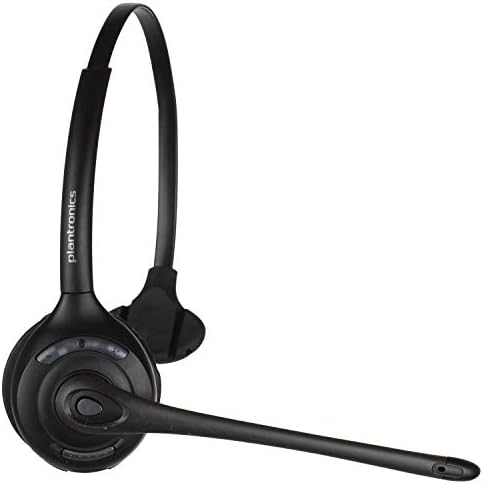 PLANTRONICS SAVI W710 fone de ouvido sem fio empacotado com lenços de elevador e headset