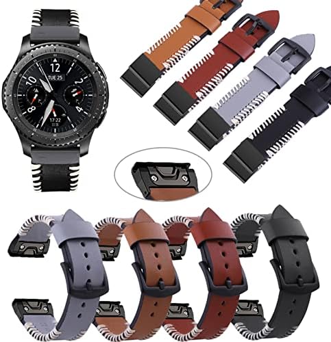 Dyizu 20 26mm Watch Band para Garmin Fenix ​​6x 6 Pro 5x 5 Plus 3 HR Forerunner 935 945 Easy Fit Raple Retir