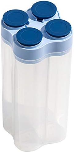 Dbylxmn 10 peças Preparação de refeições de vidro Recipientes de armazenamento caixas transparentes sela jarra tanque de cozinha latas