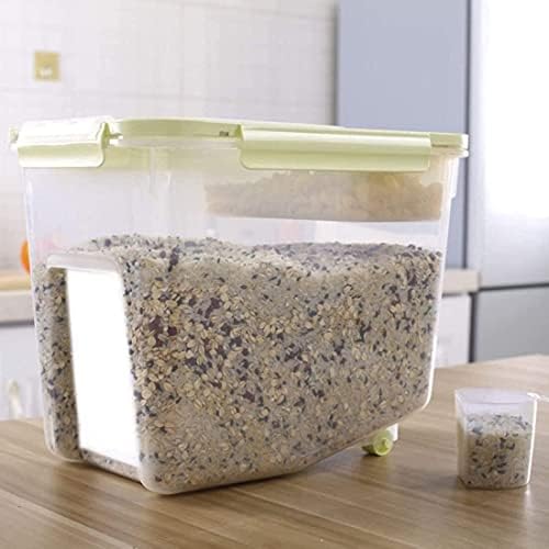 Recipiente de arroz de armazenamento de alimentos 10 kg, caixa de armazenamento de arroz, recipiente de caixa de armazenamento