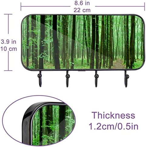Ganchos de parede Guerotkr, ganchos pendurados, ganchos pegajosos para pendurar, floresta