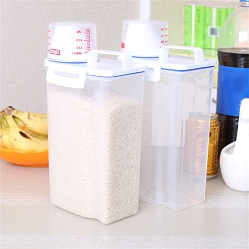 #MXQZCK Cereal Cereal Dispenser Storage Box de cozinha de cozinha Rice Rice Rice 2kg