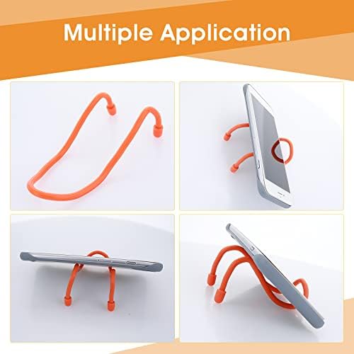 Twist Silicone Twist lances, 16pcs aço-aço Torção de borracha Torda reutilizável Twist Twist Cabines Bendable Cable Ties para empacotamento