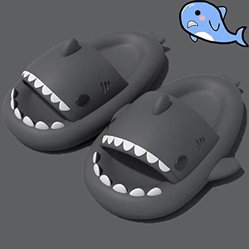 Slides de tubarão chinelos para homens e mulheres EVA Aberto da plataforma nuvem almofadas de almofadas de chuveiros Sapatos