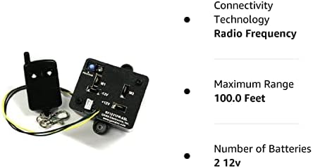 RF Controle remoto Polaridade reversa 12VDC Controle do motor com entrada de chave auxiliar