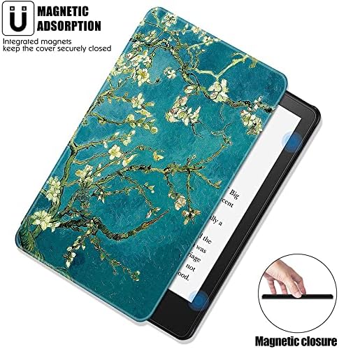 JNSHZ 2021 Kindle Paperwhite 5 11º Gen 6.8 polegadas Caso de couro PU Magnetic Smart Cover Premium Edition Case, YY012