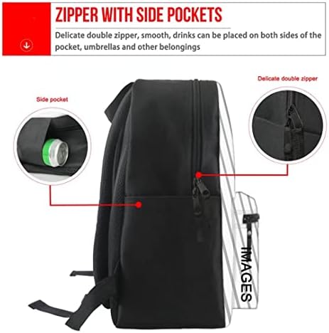 Mochila da Escola Chaqlin para meninos, tela de bookbag de futebol com bolsa de almoço e lápis leve, combo de Daypack 3 PCs para adolescentes mulheres