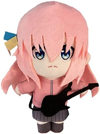 Bocchi The Rock Gotoh Hitori Anime Figura Plexhow Pillow Manga Cosplay Plelow Pillow para decorações Holiday Toys 7.8 polegadas