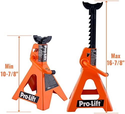 Stands de tomada dupla de lift dupla-pesado 2 toneladas em par com barra de catraca e design de pinos de mobilidade