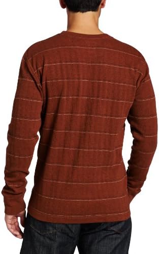 Top de manga longa reversível de Ninebark masculino do Prana Men