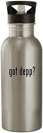 Presentes Knick Knack Got Depp? - 20 onças de aço inoxidável garrafa de água ao ar livre, prata