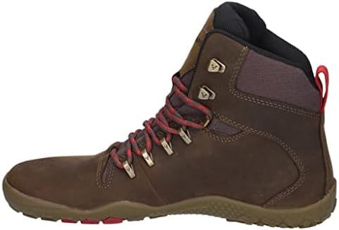 VivoBarefoot Tracker II FG, Bota de caminhada em couro feminino com sola terrestre e descalça