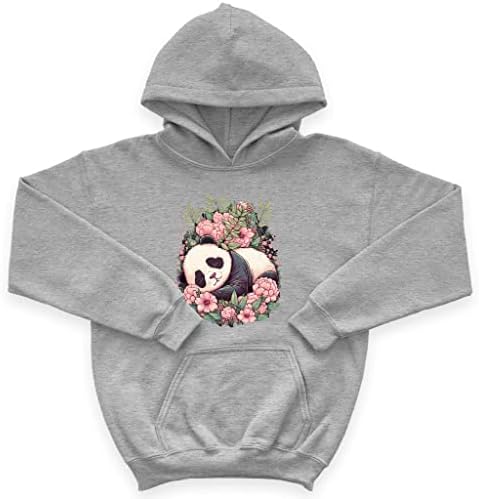 Cartoon Panda Kids 'Sponge Fleece Hoodie - Hoodie fofo - capuz exclusivo para crianças