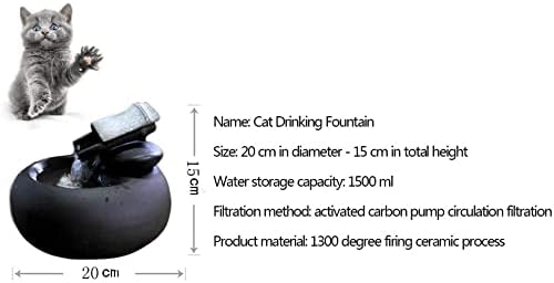 Lumecube portátil Circulação automática Dispensador de água Pet Flow Water Bebing