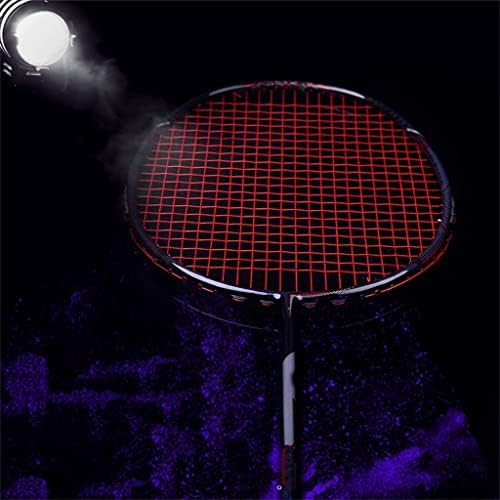 Espessa raquete de badminton de badminton de carbono alto m30j pano de carbono reforço secundário ofensivo 4u raquete