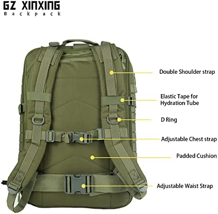 Gz xinxing 64l grande 3 dias Molle Assault Pack