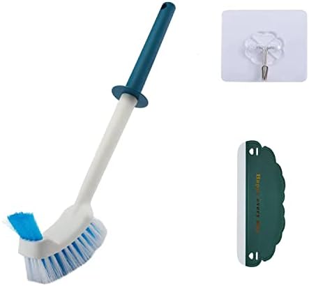 Escova de escova de vaso sanitário pincel de limpador de limpador de arrasto anti -scratch 2 em 1 com pincel sob pincel sob anel