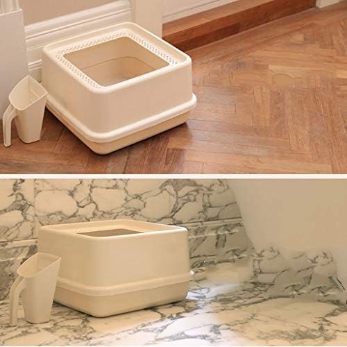 Pet Toilet Fashion Cat Supplies Pet Lixo pode gato banheiro multicolor Caixa de areia de gato opcional