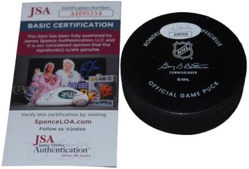 Filip Forsberg assinou Hockey Puck JSA CoA AH95554 - Pucks autografados da NHL