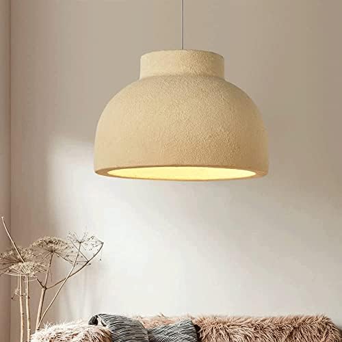 Candeleiros de Crody, lustre de resina de estilo simples moderno, lustre de suspensão ajustável de 1 luz E27, luminária de teto de montagem nivelada, luminária de teto, luz de decoração da ilha de cozinha da fazenda