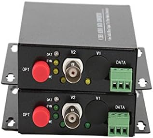 Guantai 1 canal Data Data Fiber Optical Converter / Converters 1 CH Transmissor / Receptor, FC, SingleMode 20km, para câmeras CCTV