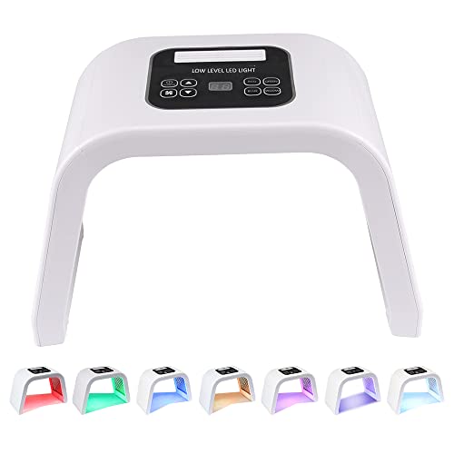 Farrence LED Light for Face Skin Care Machine 7 Color LED Facial Spa Equipment Multifuncional Body Beauty Machine Device Fool for Women Home Salon