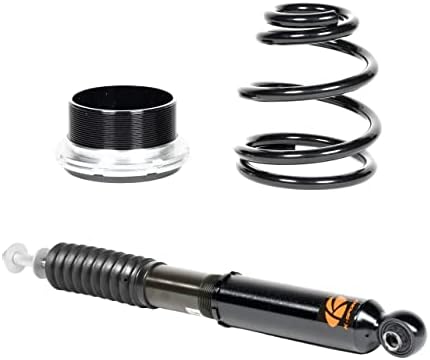 Kit de suspensão Ksport Coilovers CMD020-KP | Compatível com 94-00 Mercedes Benz C Classe - Kontrol Pro Ajuste CrowoLovers | Abaixa o veículo e aumenta o manuseio de choques |