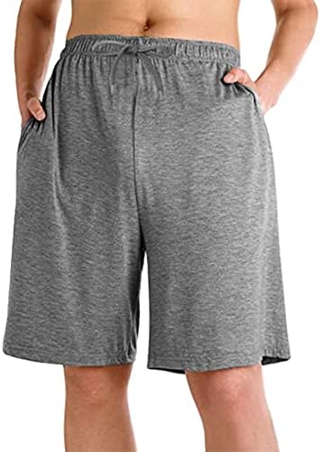 Shorts de pijama masculinos dormem os shorts esticados de boxer ultra-soff de calças de fundo de pijama modal de pijama