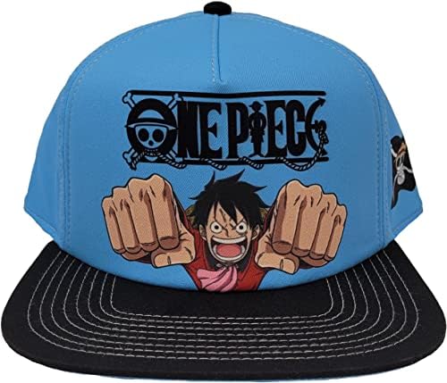 Ripple Junction One Piece Anime 5 Painel Estruturado Bill Snapback Hat ajustável Homens e mulheres Licenciados oficialmente