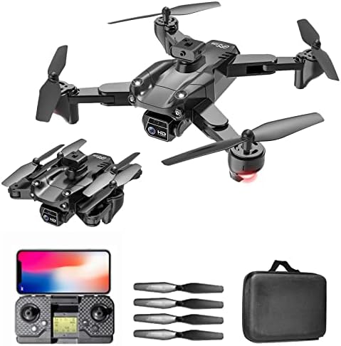 Mini drone com câmera, câmera dupla GPS dobrável UAV 4K HD Photography Drone, drone de transmissão Wi-Fi 5G, controle remoto digital, telefone celular controlado, vários modos de vôo