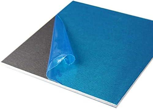 Folha de alumínio fino de ZeroBegin, placa do painel de alumínio, para lojas de máquinas e artesanato de metal, espessura: 0,3 mm, largura 500mm